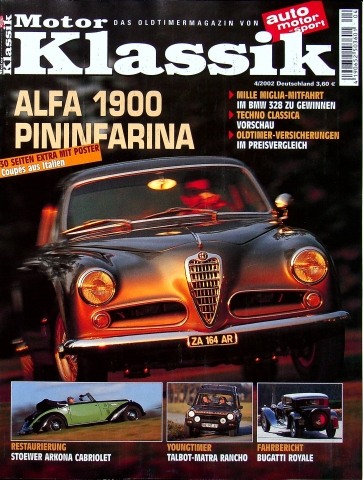 Deckblatt Motor Klassik (04/2002)
